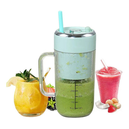MINI SMOOTHIE BLENDER WITH STRAW