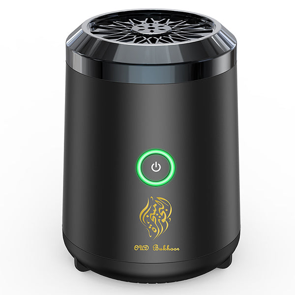 مبخرة كهربائية محمولة قابلة للشحن – مبخرة بخور وعود بدون فحم Portable Electric Bakhoor Burner – Rechargeable Smokeless Oud & Incense Burner