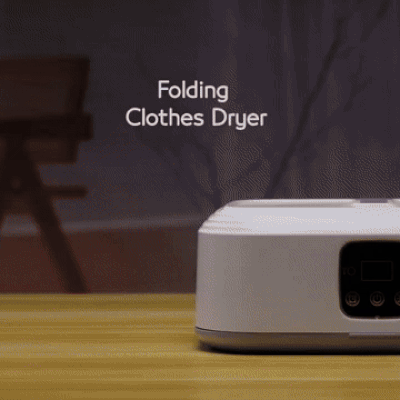Denx Portable Folding Clothes Dryer | Smart Digital Timer Quick-Drying Machine 👕⚡