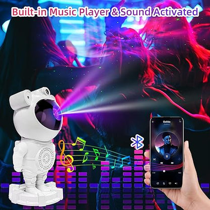 Astronaut Nebula Star Projector | 3D Space Galaxy Night Light & Remote Control LED Lamp 🌌🚀