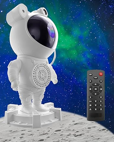 Astronaut Nebula Star Projector | 3D Space Galaxy Night Light & Remote Control LED Lamp 🌌🚀