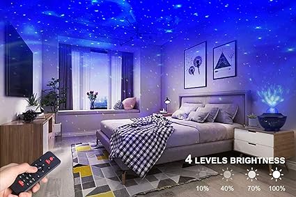 Galaxy Night Light Star Projector | Smart App Control Home Planetarium with Hi-Fi Bluetooth Speaker 🌌✨