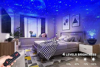 Galaxy Night Light Star Projector | Smart App Control Home Planetarium with Hi-Fi Bluetooth Speaker 🌌✨