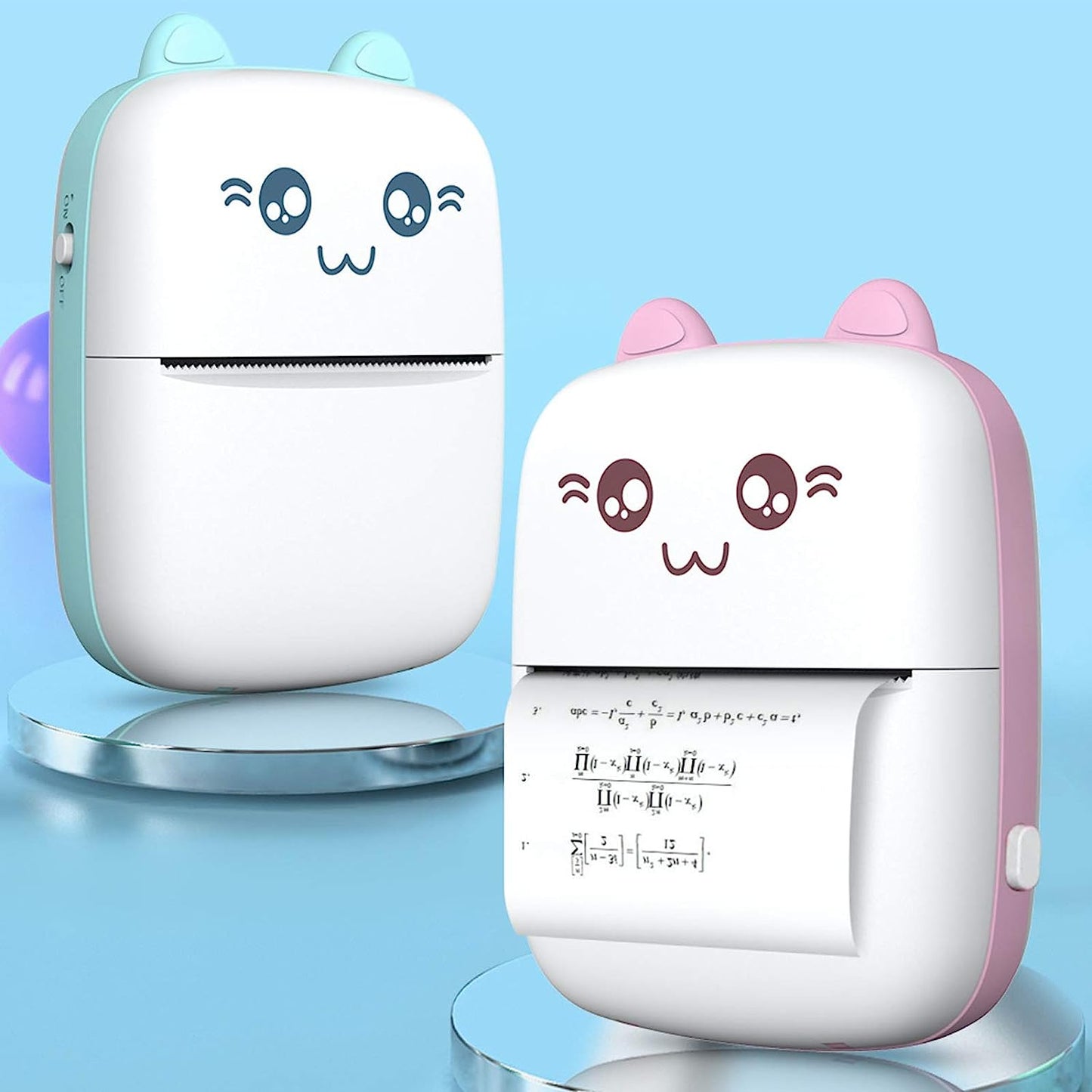 Portable Bluetooth Mini Thermal Printer | 200 DPI Inkless Pocket Label & Photo Printer