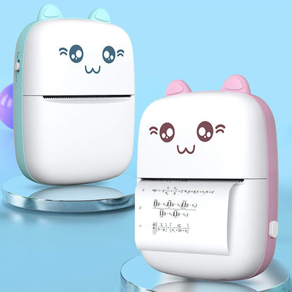 Portable Bluetooth Mini Thermal Printer | 200 DPI Inkless Pocket Label & Photo Printer