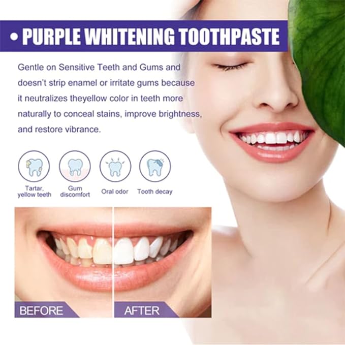 EELHOE - Purple Whitening Toothpaste 50ml
