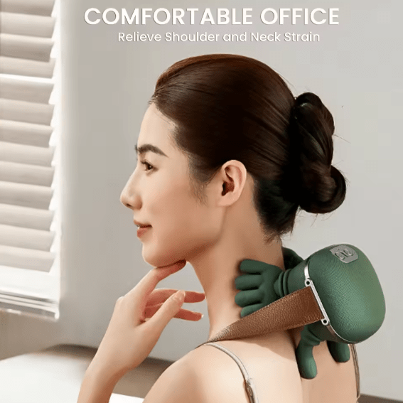 Portable Neck and Shoulder Massager - Portable Pain Relief, Lightweight Massager for Muscle Stiffness & Travel